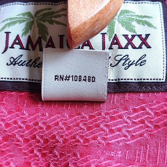 Jamaica Jaxx S/C Size Hawaiian Short Sleeve Button Down Shirt - Picture 5 of 6